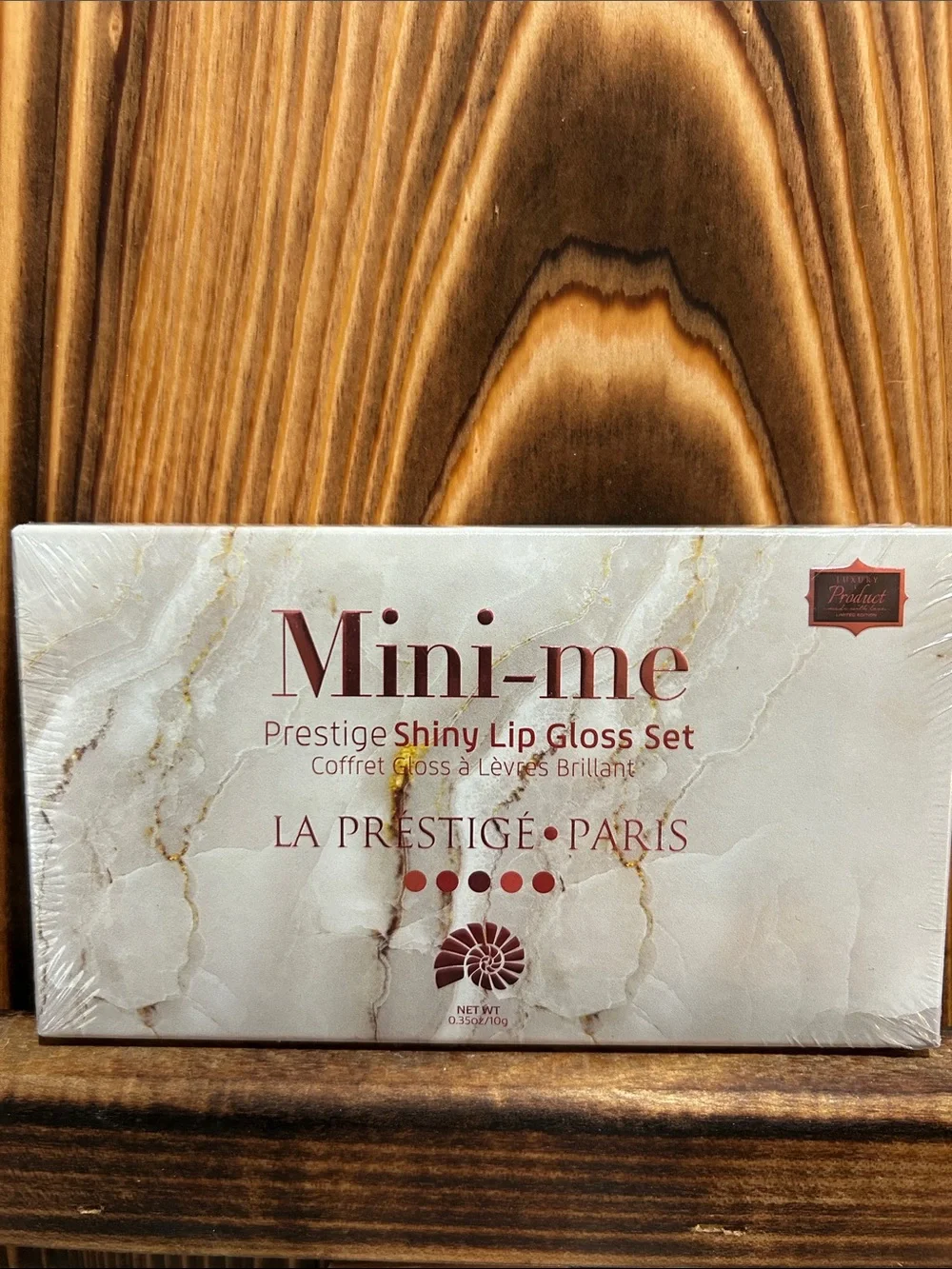La Prédire Prestige Mini-me Shiny Lip Gloss Set — Mixed Nude & Pink Shades